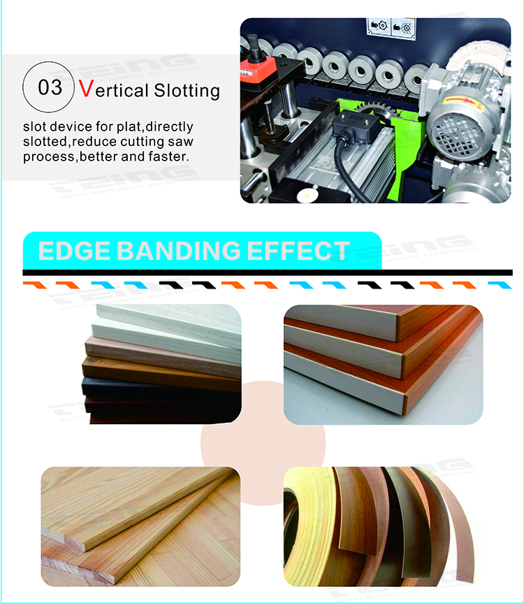 SKY420 High Configuration Auto Edge Bander Machine for Electric Lifting Woodworking