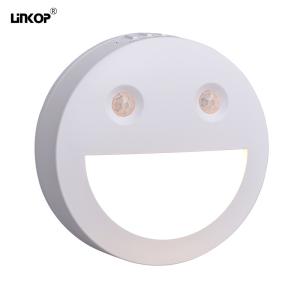 Wholesale Smiling Face Intelligent Induction LED Night Light Magnetic Suction Wireless from china suppliers