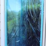 Clean Removal PE Adhesive Window Glass Protective Film For Transparent Glass