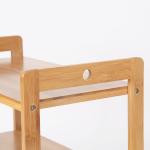 Modern Stackable Bamboo Shoe Rack Home Entryway Hallway Furniture
