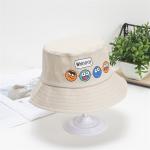 Cartoon Cute Boy Girl Cotton Bucket Hats Wide Brim Sun Protection Beach Hats