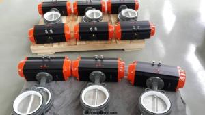 Wholesale AT series double action and single action pneumatic rotary actuator for butterfly valve or ball valve from china suppliers