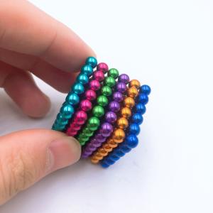 Wholesale N35 NdFeB Sphere Magnet 216pcs 5x5x5mm Colorful Neo Cube Magnet from china suppliers