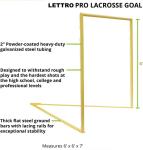 Customized Nylon Lacrosse Training Net Ergonomic Design Textured Grip
