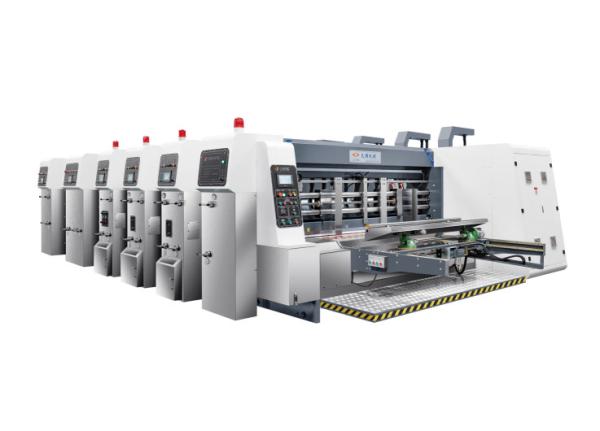Multi Servo Pressure Free Feed Structure Lead Edge Vacuum Transfer 4 Color