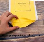 FDA 280mm*190mm CPE PE Drawstring Packaging Bags Double Drawstring Small Item
