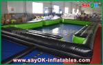 Inflatable Football Toss Game Black / Green Inflatable Sports Games Inflatable