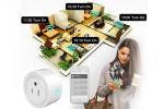 2.4GHz 10A Smart Outlet Wifi Plug AC100V For Voice Control