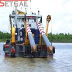 Cutter Head Diameter 2000mm 18 Inch Canvas Capacity 3500m3/H Hydraulic Sand