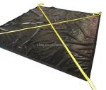 18oz PVC Vinyl Tarpaulin PVC Snow Removal Tarp With Straps For Construction Site