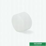 20-160 Mm White plastic pipe Accessories High Pressure End Cap Lightweight