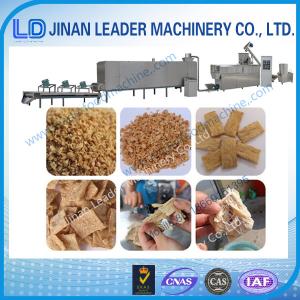 China Automatic textured soya protein vegetarian soya meat food extruder machine on sale