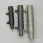 Steel Reinforcing Bar Grout Sleeve Couplers 75 Threaded Angle Half Threaded