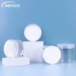 100ml 200ml Food Grade Eco Friendly Cream Jar Cosmetic , Transparent Plastic Jar