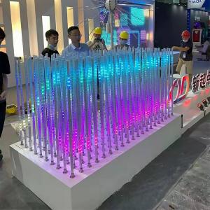 Wholesale RGB Led Tube Light for Party And Night Club Decoration 3D corrugated pipe from china suppliers