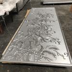 Convex Surface Aluminum Metal Ceiling Three Dimensional Sculpture Relief Plate