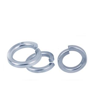 Wholesale DIN127 Metric Blue-White Zinc Spring Lock Washers With Square Ends from china suppliers