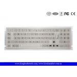 China NEMA4 79 Keys Industrial Mini Keyboard With Flush Keys And Numeric Keypad for sale