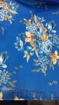 Blue Recycled Waterproof 80gsm Polyester Compression Tricot Fabric For Sofa