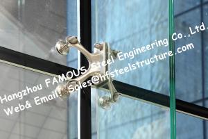 Point Fixed Glass System Curtain Walls Cable Tensioned Façade Supporting Starglass System