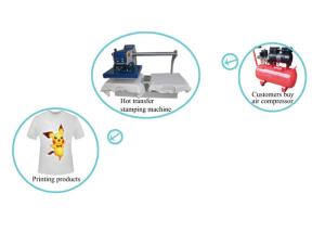 Wholesale Compact Heat Press Transfer Machine , Hot Press Machine Full Digital Display from china suppliers