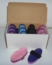 Wholesale 12 PCS Multi - Size Horse Grooming Brush Kit In Display Box Assorted Color For Show from china suppliers