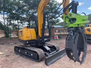 Wholesale Practical Excavator Hydraulic Log Grapple Multipurpose Wear Resistant from china suppliers