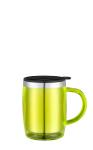 16OZ Desktop Stainless Steel Coffee Mug with Handle Bright Shiny Color
