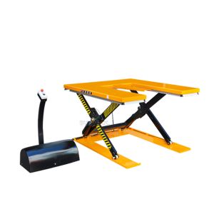 China Pallet Hydraulic Lift Table Low Profile Lifting Device 2000kg on sale