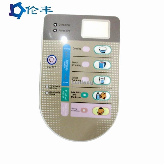 Graphic Front Panel Overlay LED LCD Window Membrane Push Button Switch