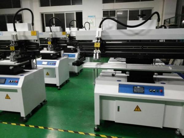 SMT 100W 6kg/Cm Semi Automatic Screen Printing Machine
