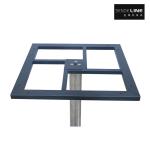 Modern Iron Pipe Bracket In 500X500mm Height 715MM Dining Table Set Accessories
