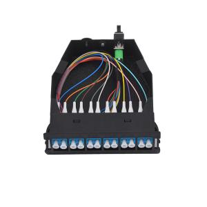 Wholesale OM3 MPO Patch Cord MTP LC 12 Fibers LGX Box Duplex Standard Connector from china suppliers