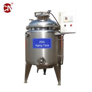 Wholesale Fully Stainless Steel 304 500L Electric Heating Ice Cream Aging Tanks for Customization from china suppliers