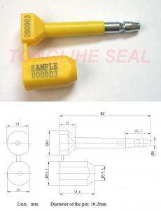 Wholesale Container security bolt seal, high security bolt seal, container seal. from china suppliers