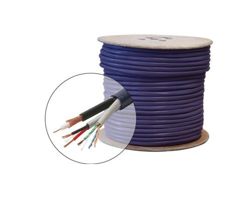 CAT5E Lan Cable With 4 Pair For Network , RG59 cable with 24AWG UTP CAT5E Cable