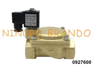 Wholesale 0927600 1 1/2'' 2 Way Brass Solenoid Valve Normally Closed 16 bar 24V 110V 220V from china suppliers