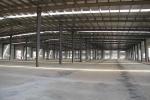 Paint Treatment Garage Steel Frame Lightweight Steel Structures- Green Building