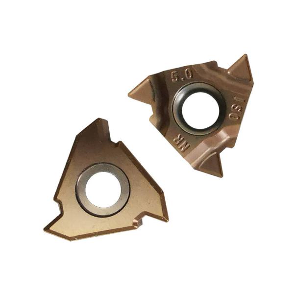 CNC Cemented Carbide Thread Turning Inserts PVD CVD Coating