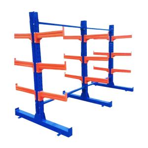 Wholesale Customized Color Heavy Duty Cantilever Racking Metal Garage Shelves For Warehouse from china suppliers