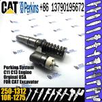 Diesel engine fuel parts injector 392-0211 250-1312 10R-1275 for Engine 3512C