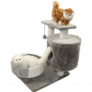 Wholesale Cool Cat Climbing Furniture Non Slip 2 Tier Level 48 Inch Indoor Cat Tree House from china suppliers