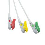 For Biolight Q3 ECG Cable For Biolight Q5 A Q S Series 3 Lead IEC Grabber In