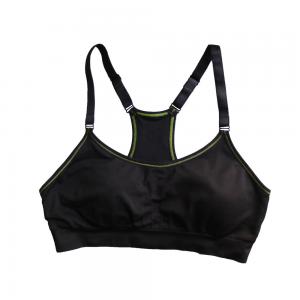 China Molded Cup Activewear Adjustable Strap Seamless Workout Gym Yoga Bra on sale