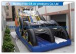 Funny Bat Backyard Water Slide Inflatable , Bounce House Water Slide For Kids