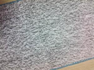 China Free hand washing gray  woven  microfiber coral fleece 11*34  5mm  sponge dust mop pad on sale