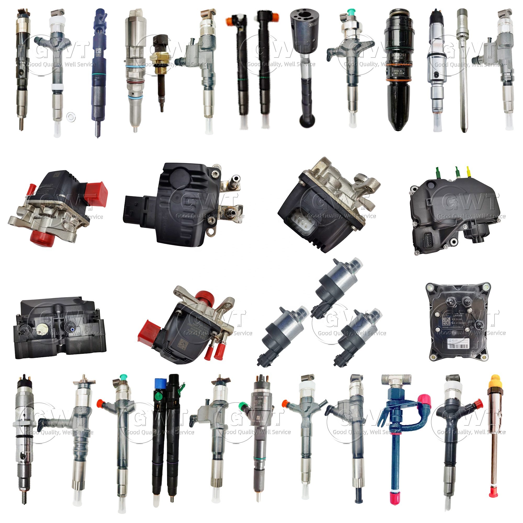 Common rail injector 0445116017 0986435420 0445116018 33800-2F000 fuel injector for 0445116017 0986435420 0445116018 33800-2F000