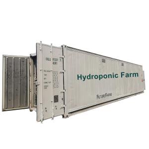 Wholesale 120KWH Per Day Hydroponic Shipping Container Insulation Microgreen Growing System from china suppliers
