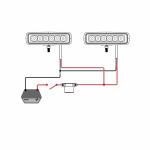 Flood 18W 6.2inch Boat Spreader Lights For Pontoon