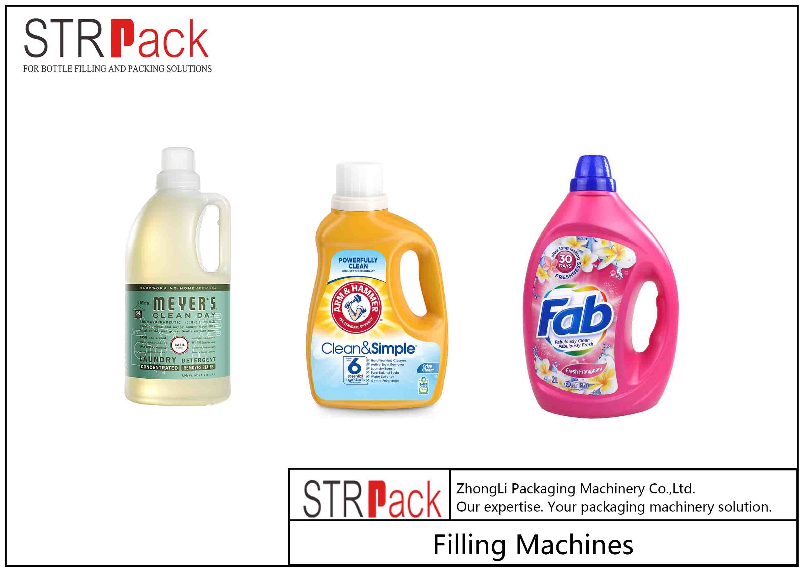 Linear Type Automatic Chemical Liquid Filling Machine Customized Weight Wide Range